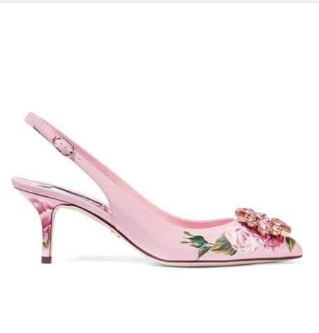 Fashion runway stage fine high heel flower rhinestone printed single shoes women's shoes