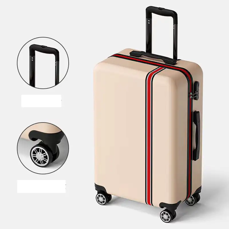 Unisex luggage 20 inch trolley suitcase for women with large capacity 24 sturdy small travel suitcase
