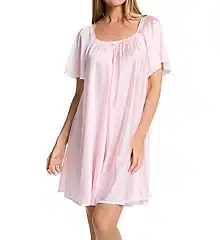 Short Sleeve Knee Length Nightgown
